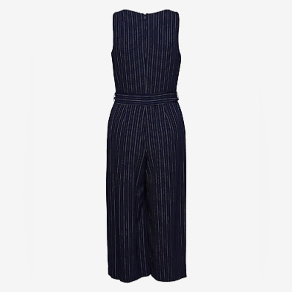 Navy Pin Stripe Ralph Lauren Jumpsuit - Picture 4 of 9